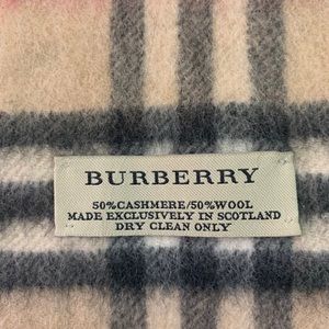 Authentic Burberry Cashmere Scarf